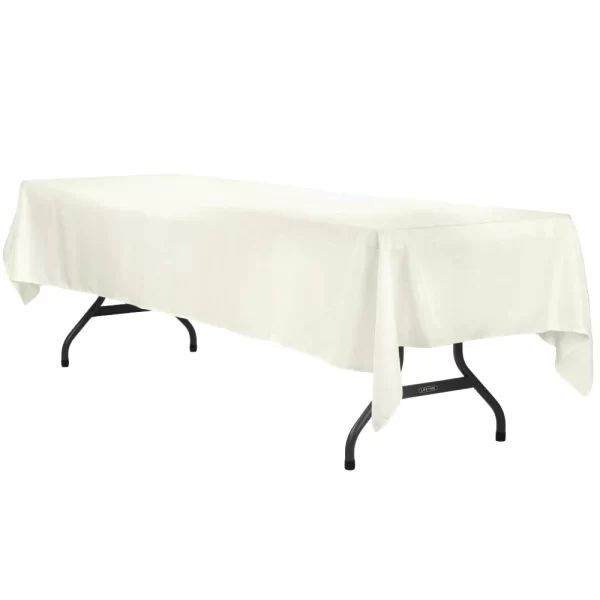 Economy Polyester 60x120 Rectangular 60x120 Tablecloth Ivory F8015596 79f1 4813 9ac1 6f537d377f55 2048x2048