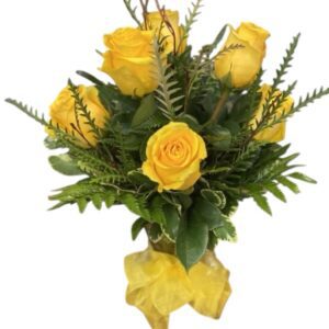 1/2 Dozen Roses Arrangement